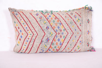 Moroccan pillow vintage kilim 15.3 INCHES X 24.4 INCHES