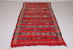 Handwoven Moroccan Kilim 4.4 FT X 10.1 FT