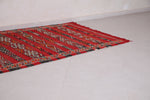 Handwoven Moroccan Kilim 4.4 FT X 10.1 FT