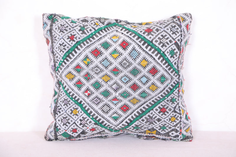 Moroccan pillow 12.9 INCHES X 14.9 INCHES