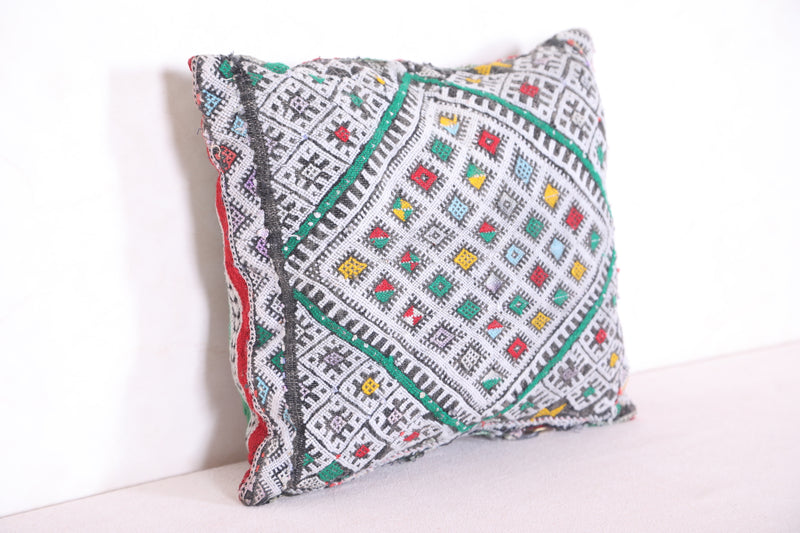 Moroccan pillow 12.9 INCHES X 14.9 INCHES