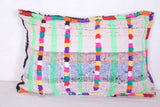 Moroccan kilim pillow 12.5 INCHES X 18.1 INCHES