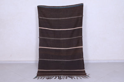 Moroccan berber kilim 3.7 FT X 6.7 FT