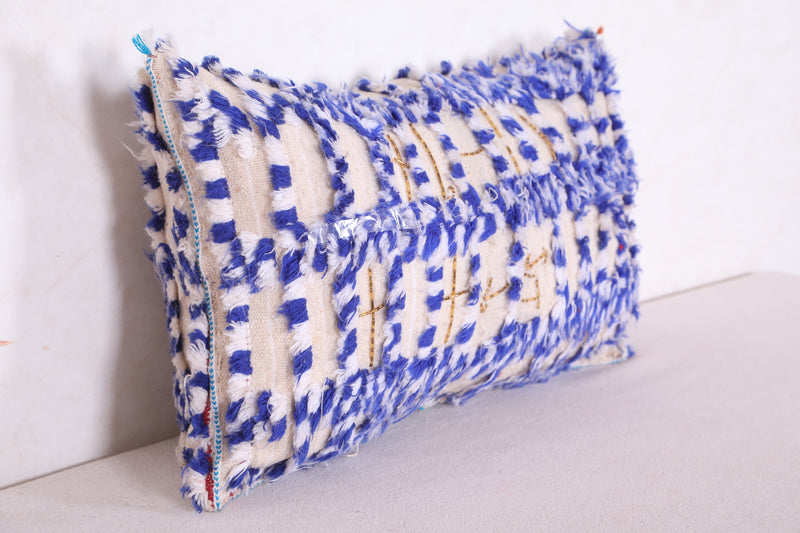 Long Moroccan pillow 12.5 INCHES X 19.6 INCHES