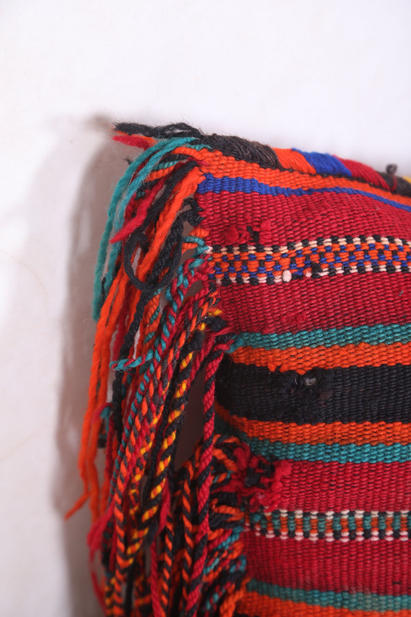 Striped Moroccan Kilim Pillow 13.3 INCHES X 20.8 INCHES