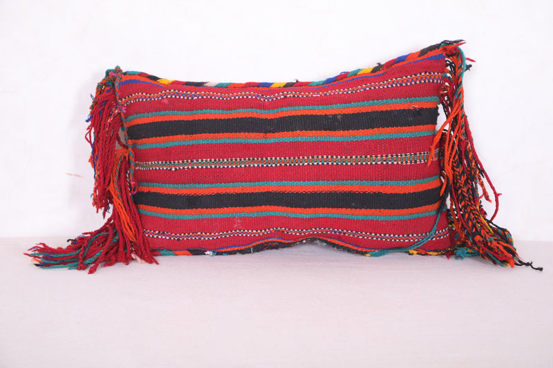 Striped Moroccan Kilim Pillow 13.3 INCHES X 20.8 INCHES