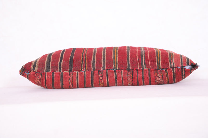 Long red pillow 14.1 INCHES X 26.3 INCHES