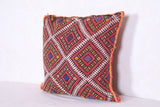 Moroccan handmade kilim pillow 15.7 INCHES X 16.1 INCHES