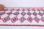 Vintage colourful handwoven kilim rug 6.9 FT X 11.9 FT