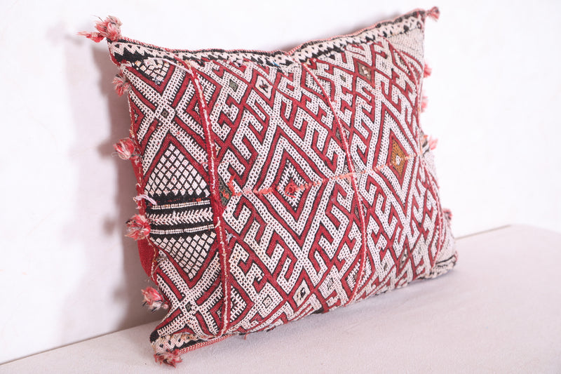 Handmade berber pillow 14.9 INCHES X 18.8 INCHES