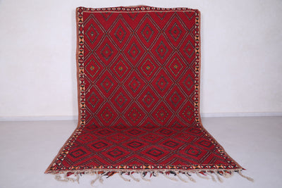 Moroccan vintage Rug 6.6 X 11.3 Feet