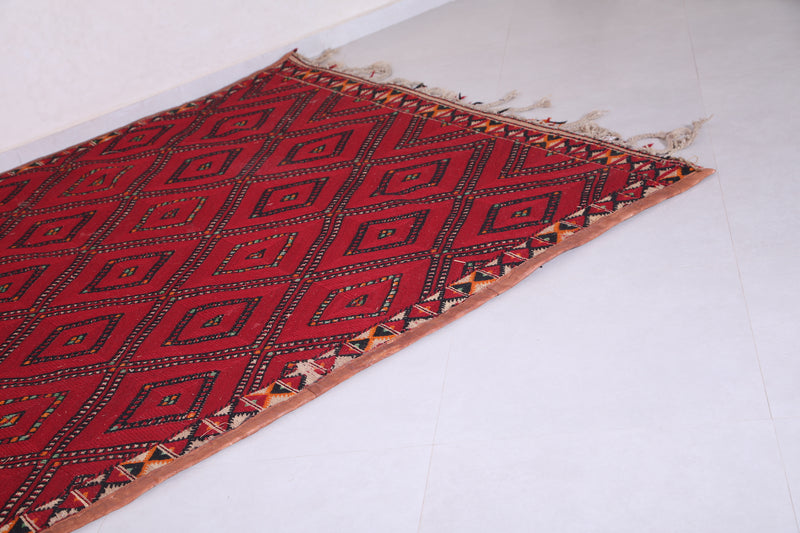 Moroccan vintage Rug 6.6 X 11.3 Feet