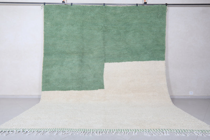 Moroccan green - Berber rug - Contemporary green rug