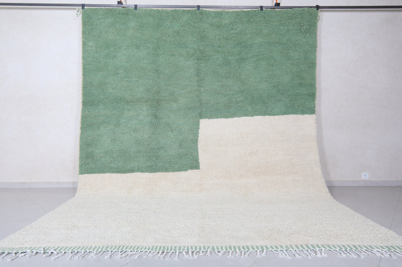 Moroccan green - Berber rug - Contemporary green rug