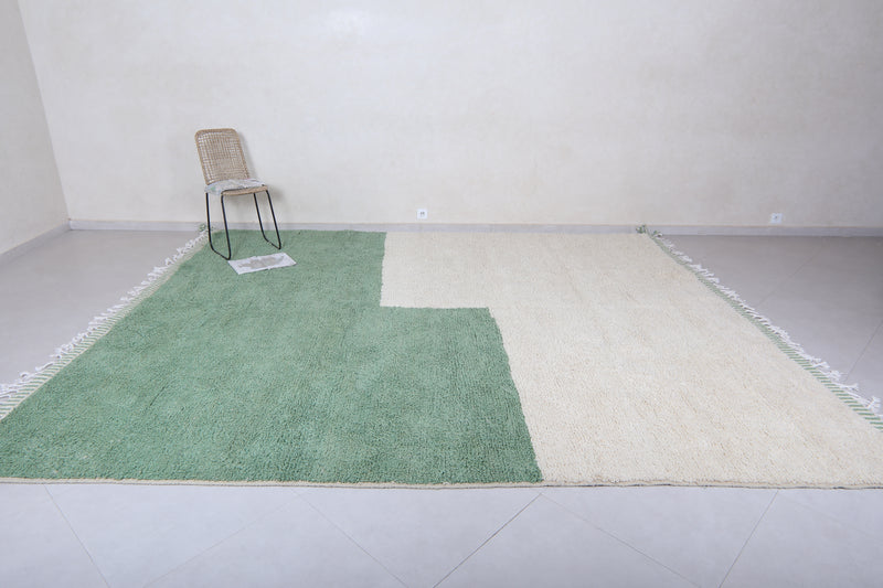 Moroccan green - Berber rug - Contemporary green rug