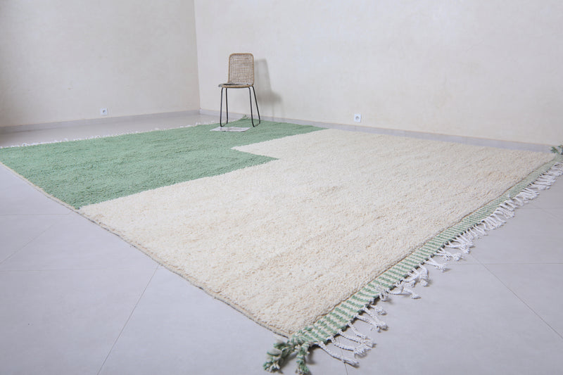 Moroccan green - Berber rug - Contemporary green rug