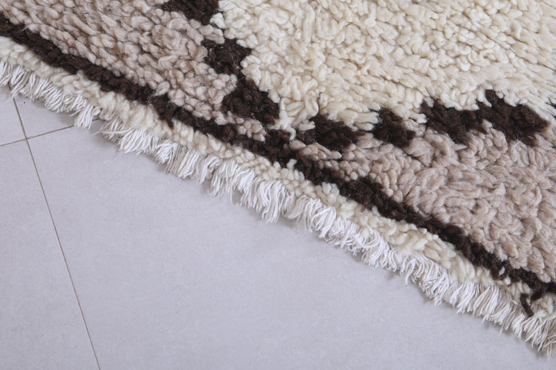 Moroccan berber rug 2.2 X 6.1 Feet - Boucherouite Rugs