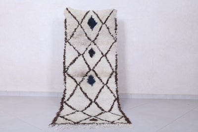 Moroccan berber rug 2.2 X 6.1 Feet - Boucherouite Rugs