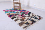 Moroccan berber rug 2.5 X 4.4 Feet - Boucherouite Rugs