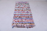 Striped Moroccan Berber Rug, 2.6 X 6.1 Feet