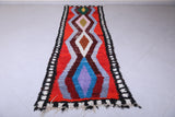 Vibrant Moroccan Berber Rug, 3.2 X 10.2 Feet