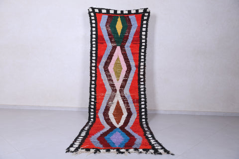 Moroccan berber rug 3.2 X 10.2 Feet