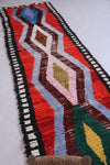 Vibrant Moroccan Berber Rug, 3.2 X 10.2 Feet