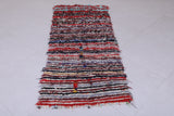 Moroccan berber rug 2.4 X 6 Feet - Boucherouite Rugs