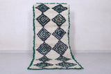 Moroccan berber rug 2.7 X 6.4 Feet - Boucherouite Rugs