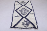 Moroccan berber rug 3 X 6.2 Feet - Boucherouite Rugs