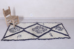 Moroccan berber rug 3 X 6.2 Feet - Boucherouite Rugs