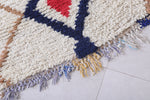 Moroccan berber rug 2.5 X 5.3 Feet - Boucherouite Rugs