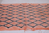 Peach Moroccan Berber Rug - 3.4 X 6.8 Feet