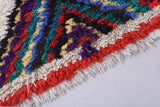 Moroccan berber rug 2.9 X 6.1 Feet - Boucherouite Rugs