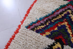 Moroccan berber rug 2.9 X 6.1 Feet - Boucherouite Rugs