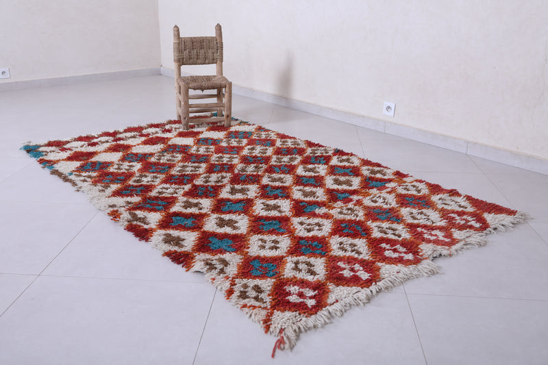 Large Moroccan Berber Rug - 4.5 X 7.5 Feet