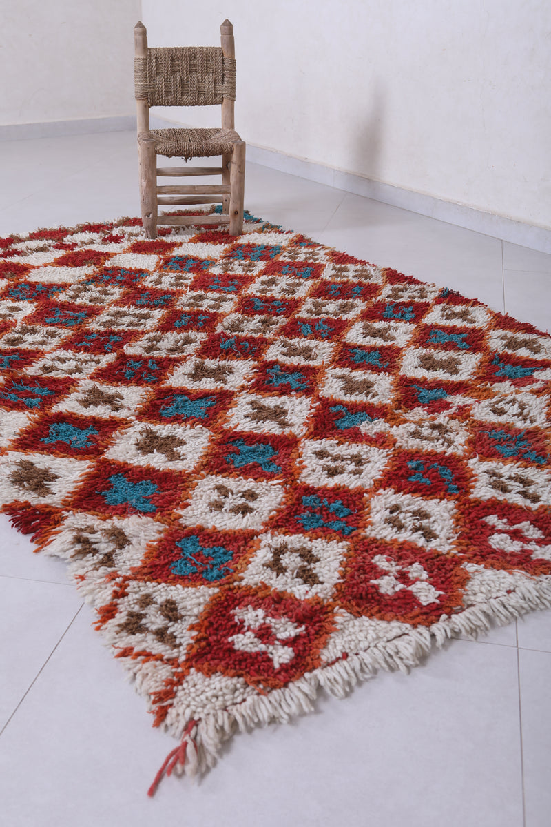 Large Moroccan Berber Rug - 4.5 X 7.5 Feet