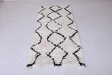 Moroccan berber rug 2.6 X 6.2 Feet - Boucherouite Rugs