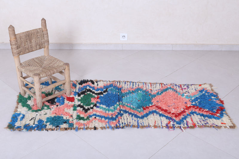 Colorful Moroccan Berber Rug - 2.3 X 5.6 Feet