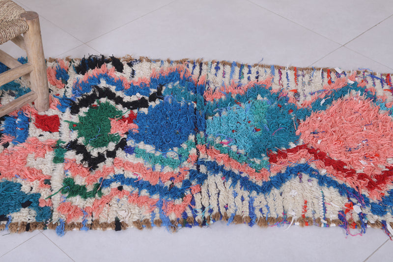 Colorful Moroccan Berber Rug - 2.3 X 5.6 Feet