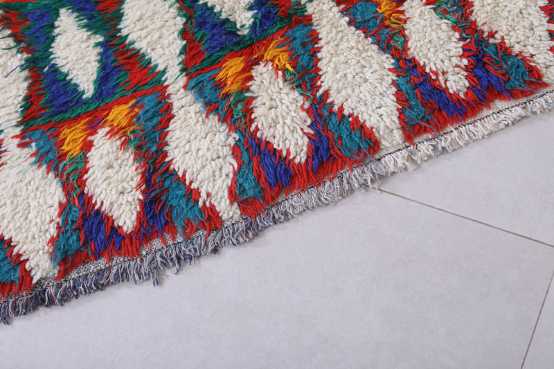 Handwoven Moroccan Berber Rug - 3.7 X 5.9 Feet