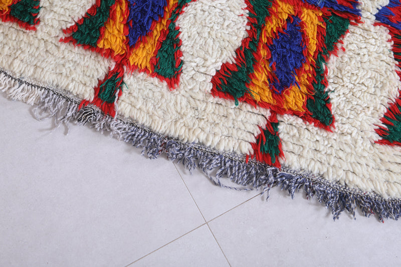 Handwoven Moroccan Berber Rug - 3.7 X 5.9 Feet