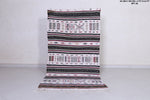 Moroccan berber handwoven kilim 3 X 6.2 Feet