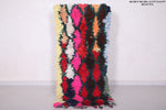 Colorful Shaggy Runner Rug 2.2 X 5.3 Feet