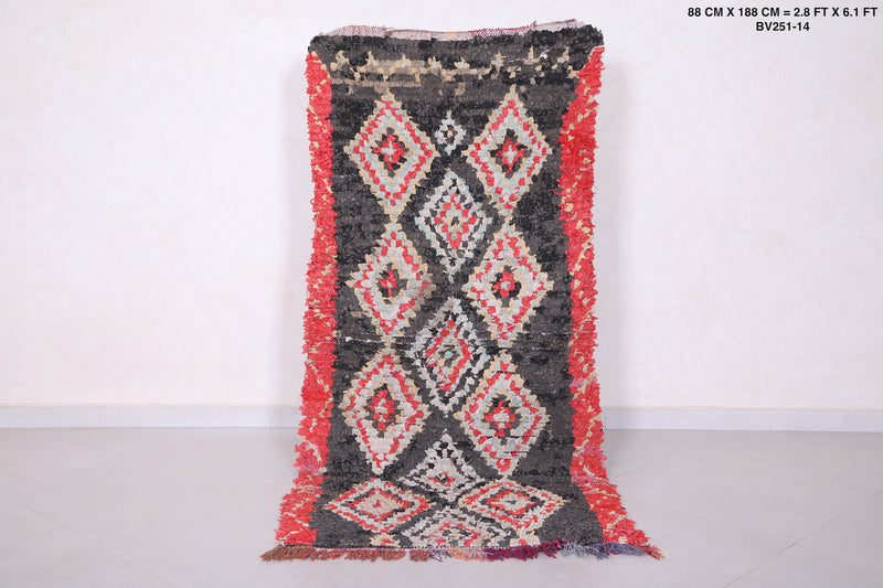 Moroccan Runner Rug 2.8 X 6.1 Feet