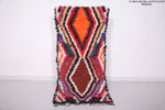 Colorful handmade berber runner rug 2.3 X 5.3 Feet