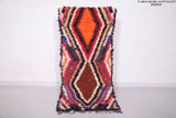 Colorful handmade berber runner rug 2.3 X 5.3 Feet