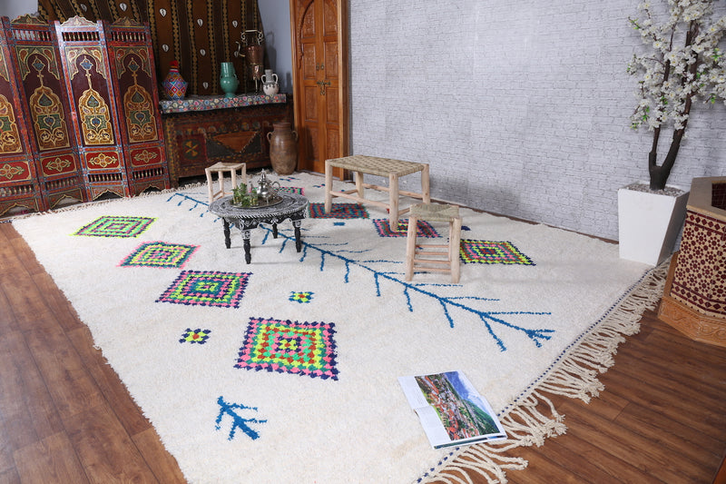 Custom Moroccan rug - handmade azilal carpet