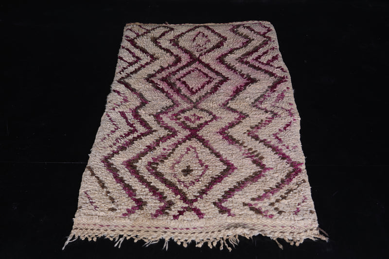 Moroccan shag rug 3.1 X 7.4 Feet