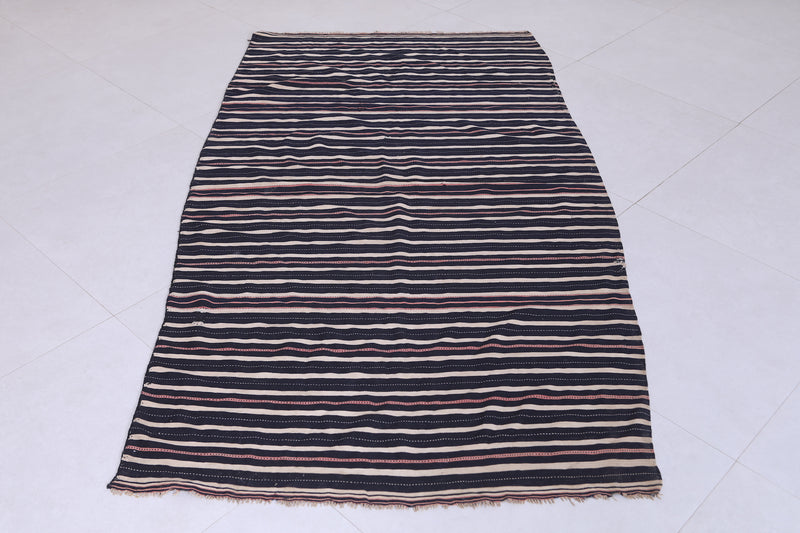 Vintage African kilim 3.7 FT X 6.5 FT